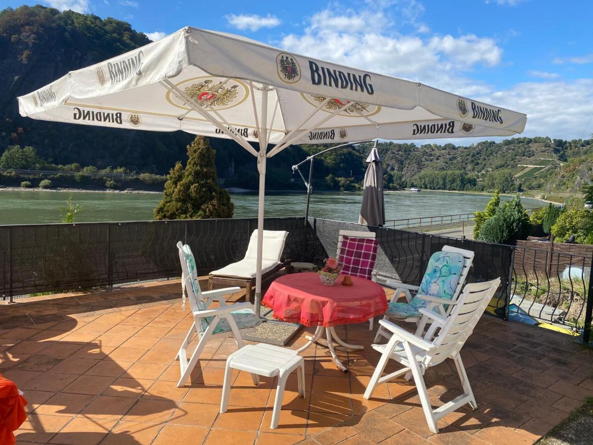 Loreleybrunnen Apartment Sankt Goarshausen Bagian luar foto
